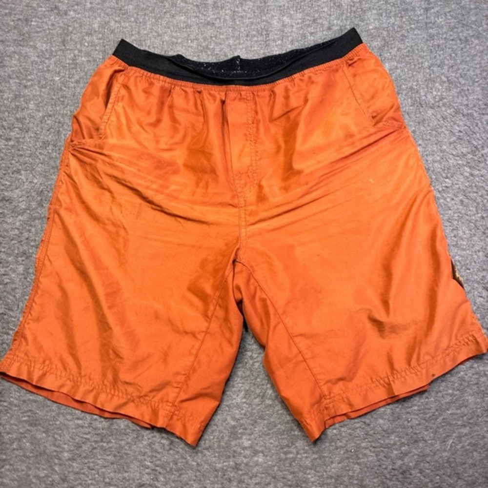 Prana Mojo Shorts Mens XL Red Clay Elastic Waist Activewear Hiking‎ Yoga Beach